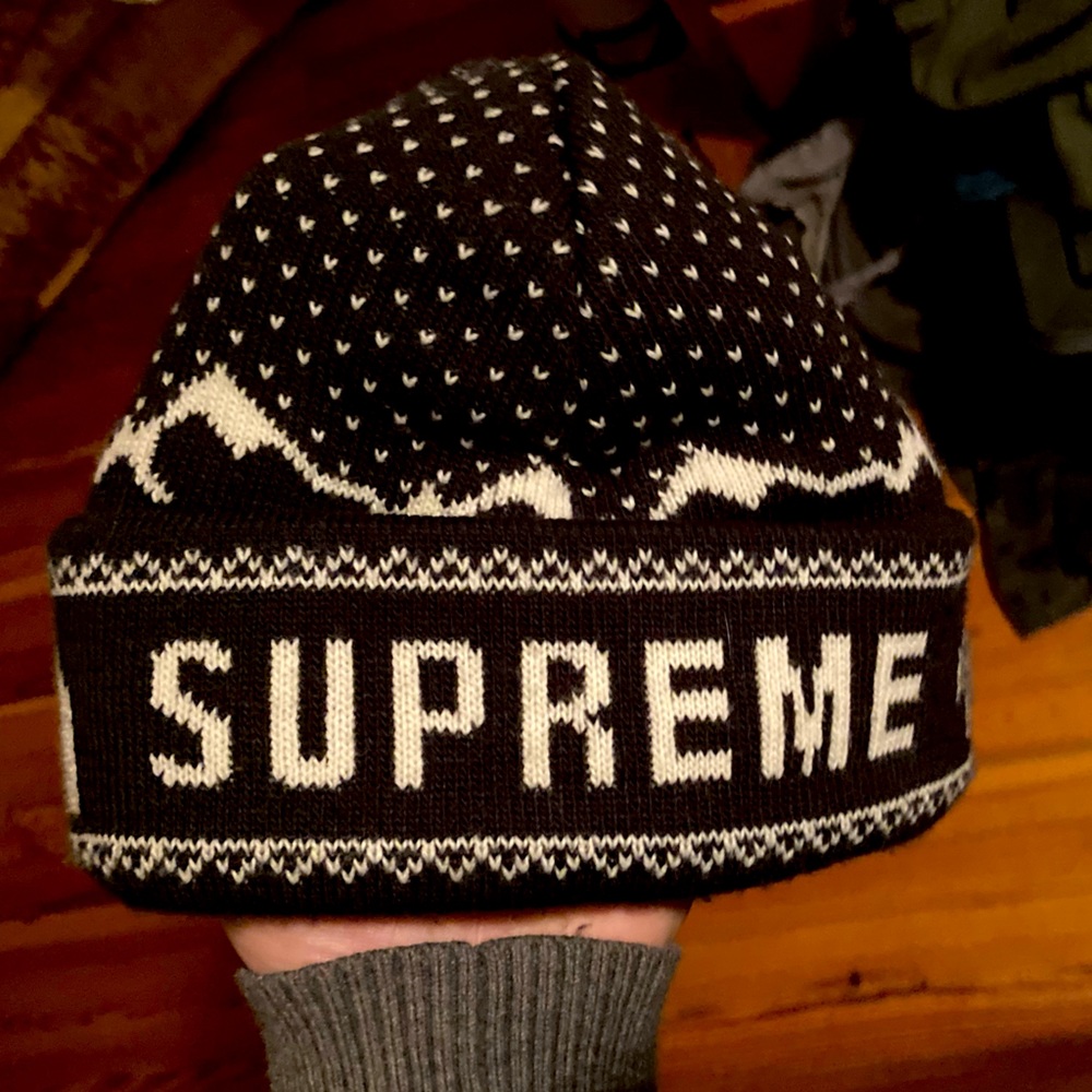 Supreme X North Face Winter Hat